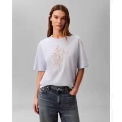 Camiseta de mujer gráfica bordada