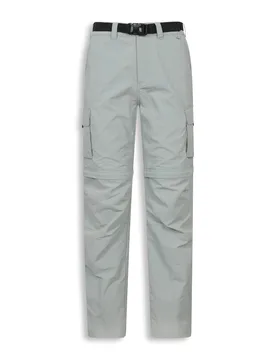 Camp Cargo Womens Zip-Off Pants Short Length - Grey - Grey - Size: 8 - EMS - FashionsVida