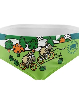 Kukuxumusu Bike Swimming Brief Multicolour L Men - OTSO - FashionsVida