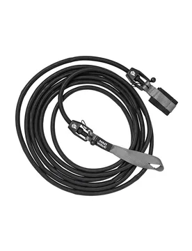 Long Safety Cord 1.3-3.6kg Resistance Band Grey One Size unisex - Mad Wave - FashionsVida
