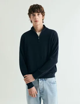 Jersey de hombre con cremallera en el cuello - Scalpers - FashionsVida