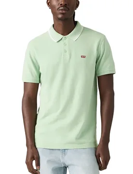 Polo à Manches Courtes New Housemark Wood Tipping Stripe Cameo Green L - Levi´s ® - FashionsVida