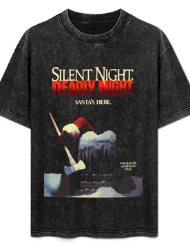 Silent Night, Deadly Night T-Shirt Lightweight Casual Summer T-Shirt - Aliexpress - FashionsVida