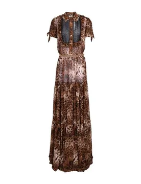Vestido largo Mujer Marrón 36 Mujer - Elisabetta Franchi - FashionsVida