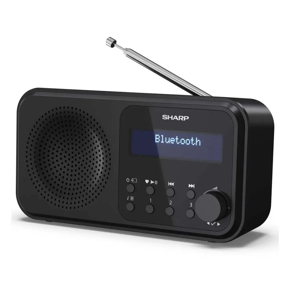 Radio Dr-p420 Dab/fm Black One Size unisex - Sharp - FashionsVida
