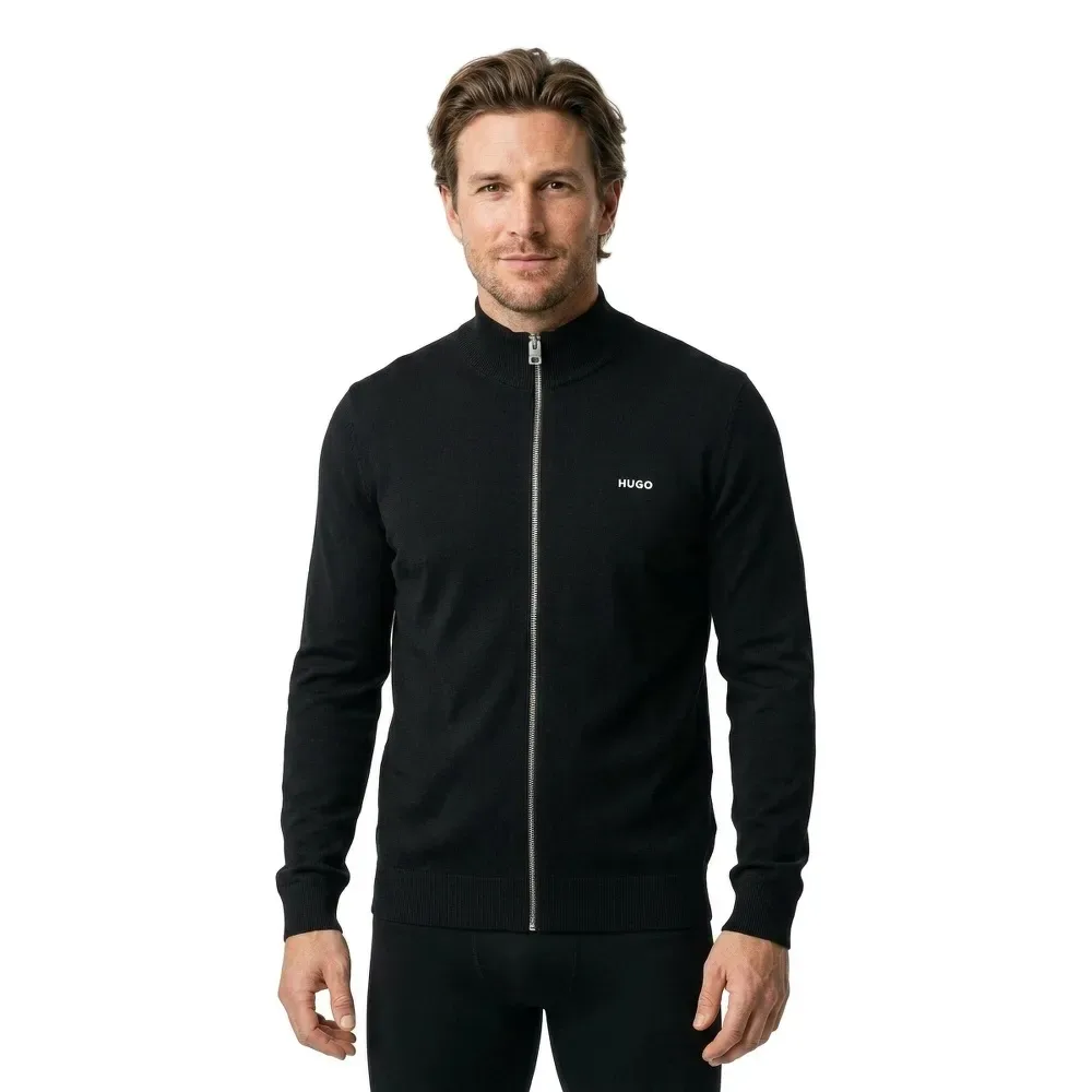 Hugo Pull San Jacomo 10276168 Black XL - Hugo Boss - FashionsVida