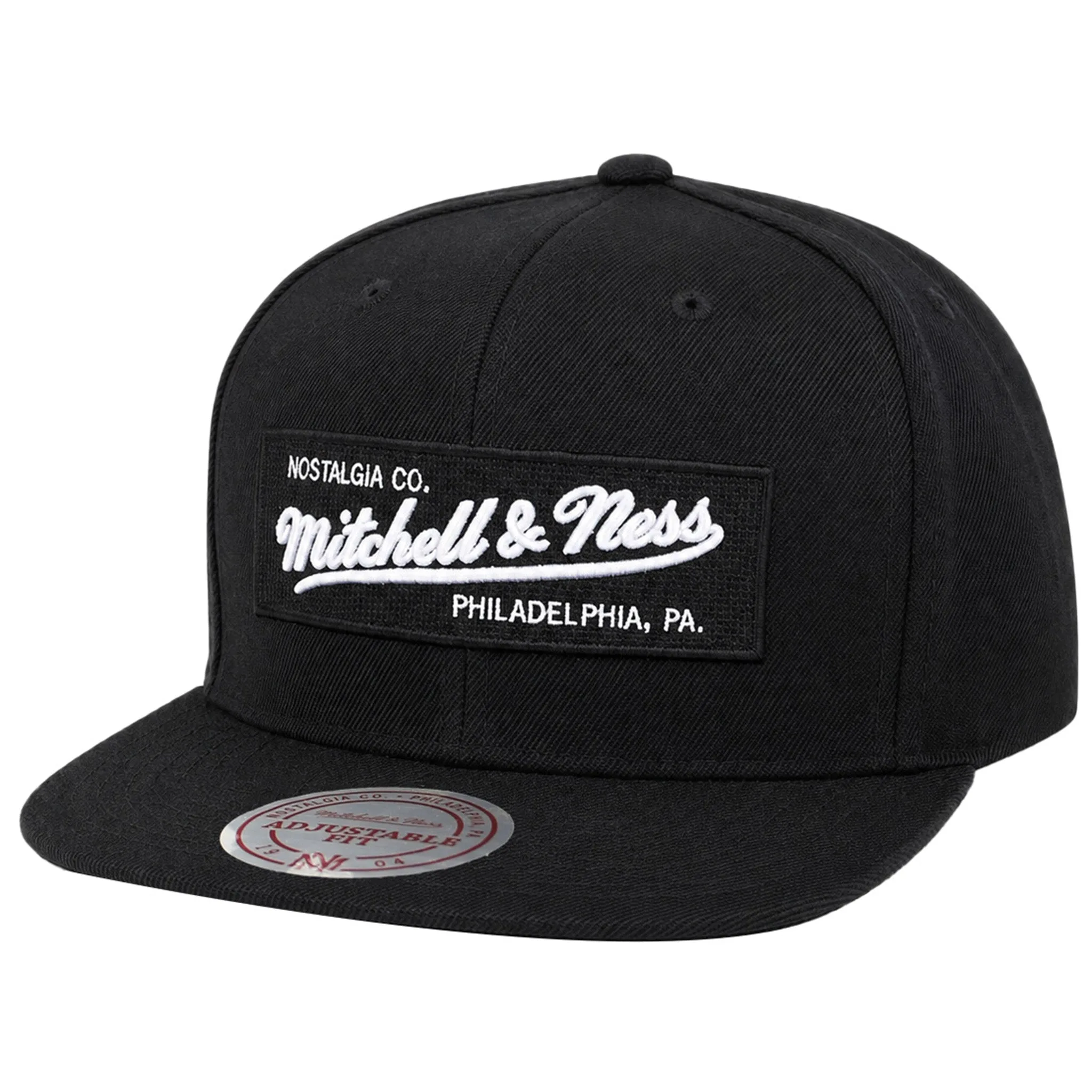 Mens Full Dolar Black Cap - One Size - Mitchell & Ness - FashionsVida