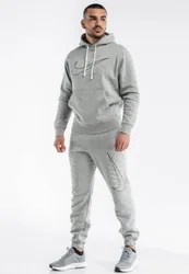 Mens Club Tracksuit Set In Grey Cotton - Size Medium