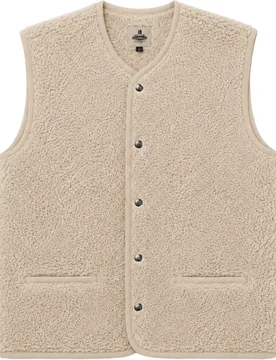 Veste sans manches en laine - Vest Costy Ultralight Sand Brown en Laine - Taille XL - Beige - ColdBreaker - FashionsVida