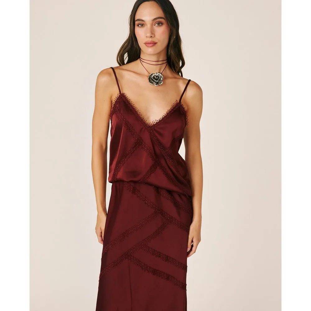 Top de mujer lencero con tirantes - Alma en Pena - FashionsVida