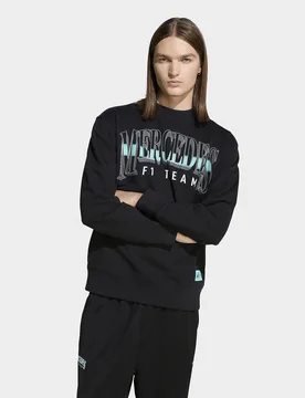 Mens Felpa Mercedes-amg Petronas Formula One Team Las Vegas - Nero, nero nero Uomo taglia XS - Adidas - FashionsVida