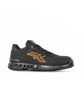 Chaussures De Sécurité Bruce Black / Orange EU 38 - U-Power - FashionsVida