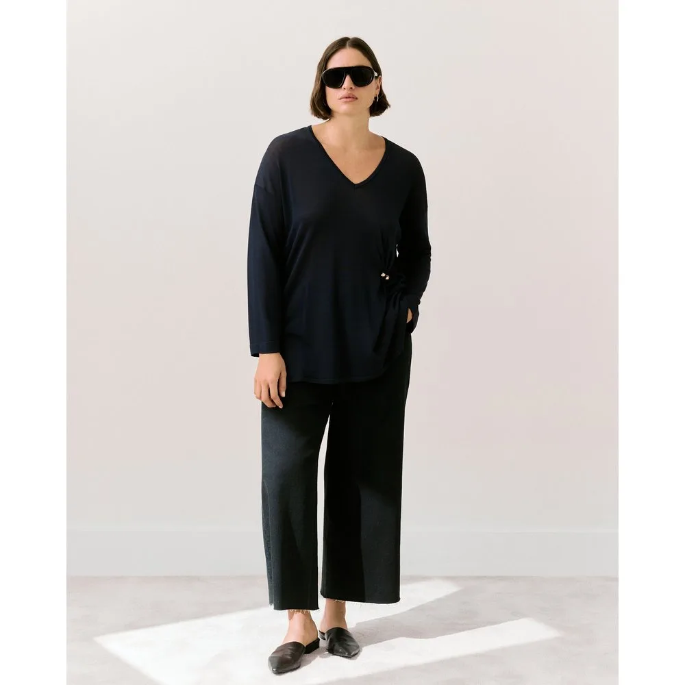 Jersey liso sin mangas de mujer - Couchel - FashionsVida