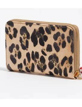 Cartera de mujer pequeña con estampado de leopardo - Bimba y Lola - FashionsVida