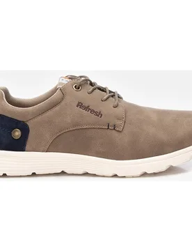 Zapatos de hombre con cordones y suela de goma - Refresh - FashionsVida