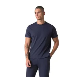 T-shirt à Manches Courtes Jersey Blue Navy S