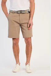 Cotton Mens Chino Short with Belt - - Size: S