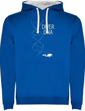 Felpa Con Cappuccio Diver Dna - Kruskis - FashionsVida