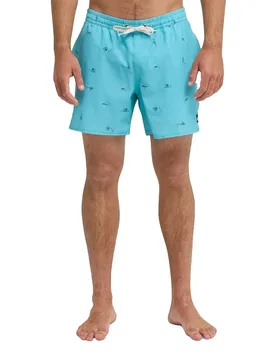 Short De Bain Stretch Printed Volley 16´´ Aqua Spaced Out 2XL - Quiksilver - FashionsVida