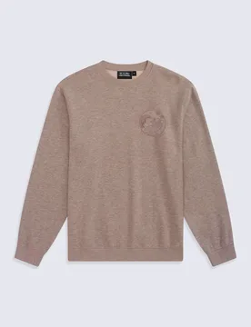 Dakota Womens St Ives Sweatshirt - Beige - Beige - Size: M - Animal - FashionsVida