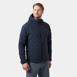 Men's HP Hybrid Stretch Hooded Insulator Navy L - Navy Blue - Male