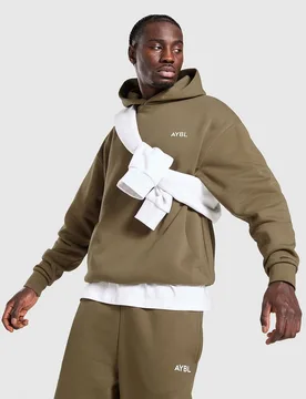 Essential Oversized Hoodie - Herren, Grün - male - Size: XS - AYBL - FashionsVida