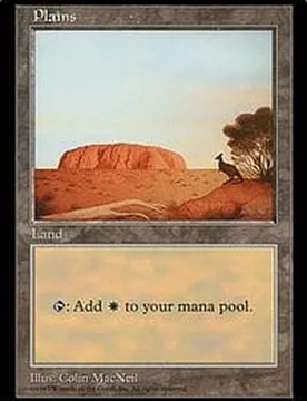 Plains (APAC Land Blue - Australia) Promotional Cards - Magic: The Gathering - FashionsVida