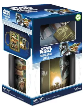 Disney Tasse - The Mandalorian - Tasse, Untersetzer, Schlüsselanhänger - für Männer - multicolor - Lizenzierter Fanartikel - Männer - male - Star Wars - FashionsVida