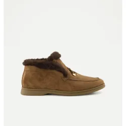 Botines planos de mujer con adorno