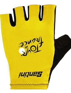 Gants Courts Tour De France Official Overall Leader - Santini - FashionsVida