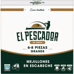 Mejillones en escabeche 6-8 piezas