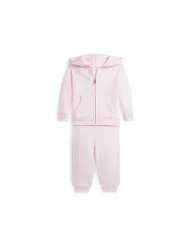 Set neonata 2 pezzi felpa con pantaloni da jogging rosa 86