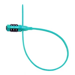 Lucchetto a cavo AIR JUST COMBO con combinazione verde acqua - Teal