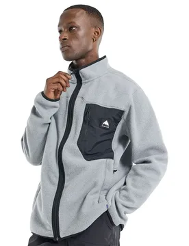 Sweat-shirt à Zip Cinder Gray Heather XL - Burton - FashionsVida