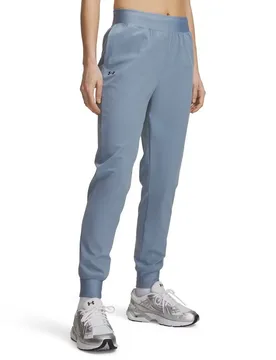 Pantalon Rival Hi Rise Woven Blue / Black XL - Under armour - FashionsVida