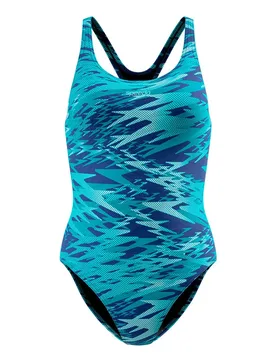 Hyperboom Print Medalist Swimsuit Night Watch 32 Women - Speedo - FashionsVida