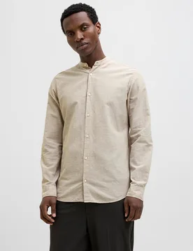 Jack & Jones - Camisa de mangas largas con corte slim de hombre - jack & jones - FashionsVida