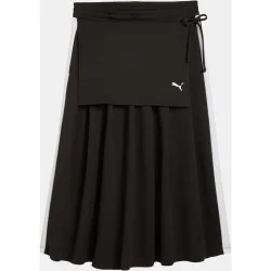 Falda Casual de Mujer T7 Midi Pleated