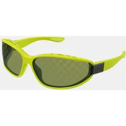 Gafa de sol de hombre geometrica en inyectado