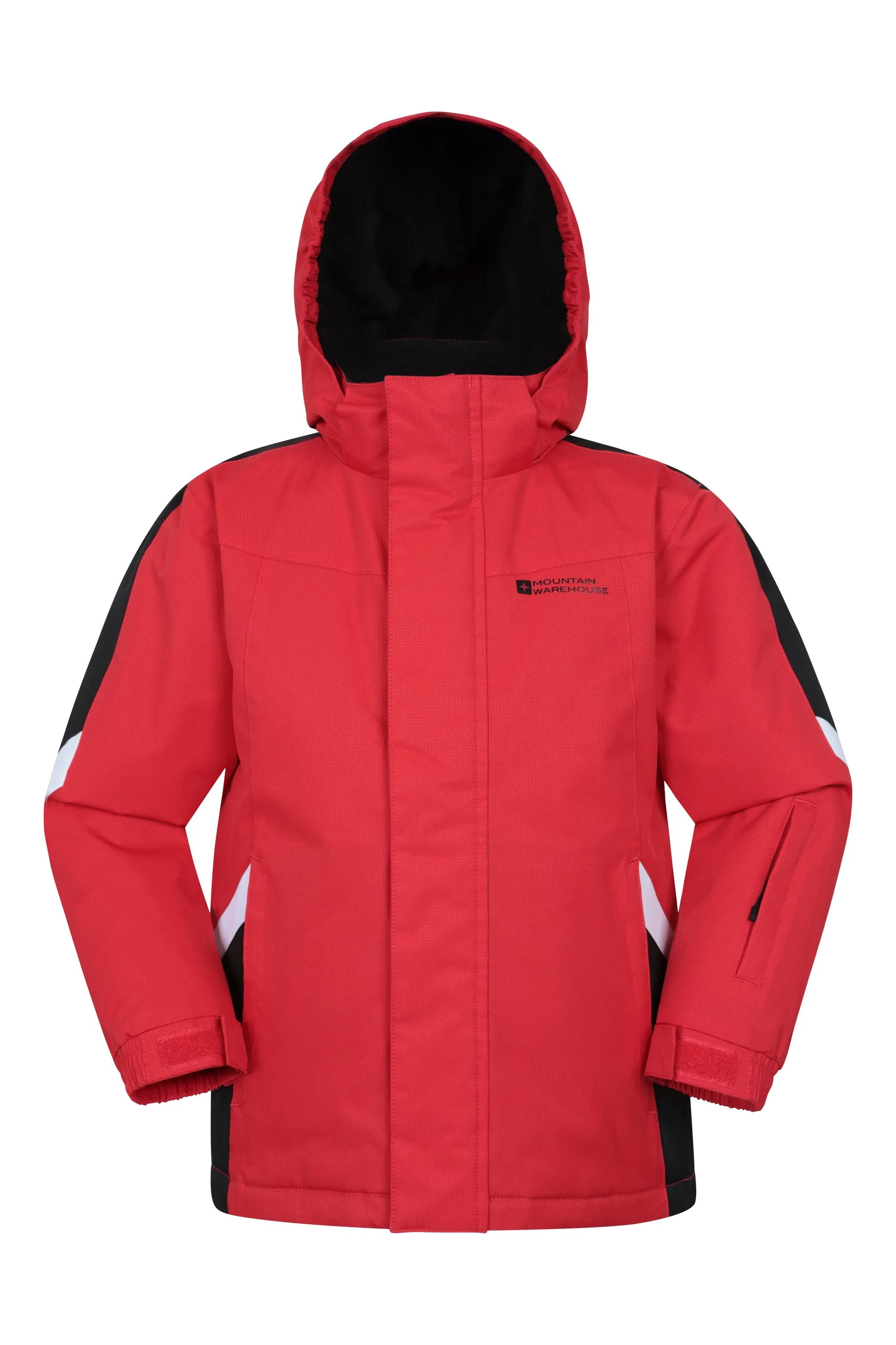 Raptor Kids Snow Jacket - Red - Red - Size: 11-12y - Mountain Warehouse - FashionsVida