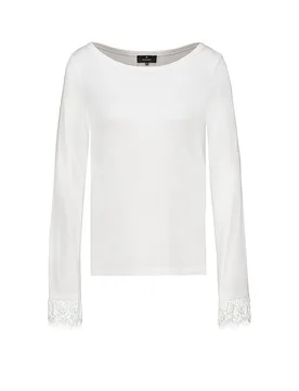 T-shirt à manches longues blanc 40 - monari - FashionsVida