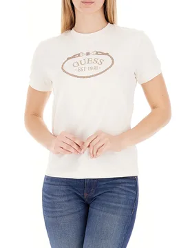Guess T-shirt girocollo BURRO M - Guess - FashionsVida