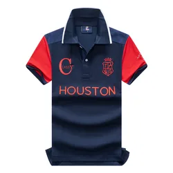 High Quality Men's Golf Polos Shirts Short Sleeve Casual HOUSTON Collar T-Shirts Male Clothing for Sports Oversized US SIZE 7XL