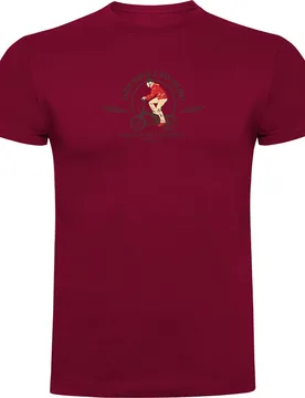 Maglietta A Maniche Corte Tiny Holiday Dark Red - Kruskis - FashionsVida