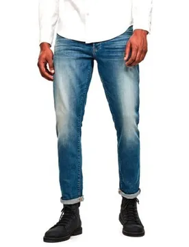 Jean 3301 Regular Tapered Vintage Azure 32 - G-Star - FashionsVida
