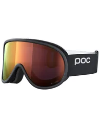 Masque de ski - Retina Uranium Black/Partly Sunny Orange - Noir