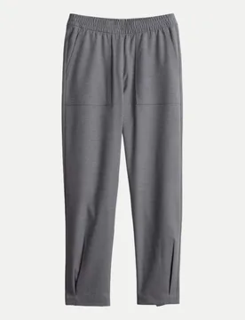 Hose mit Komfortbund Myha Tradition Grau 40 - Opus - FashionsVida