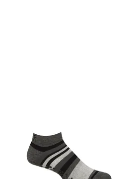 Mens 1 Pair Base 33 Grip Low Rise Socks Silt Small - Multi Coloured - Size: 3.5-5.5 Mens - ToeSox - FashionsVida