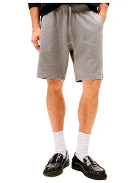 Pantaloni Corti Sportivi Essential Terry Medium Grey Heather 2XL - Tommy hilfiger - FashionsVida