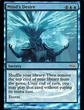 Mind's Desire (Judge Foil) Promotional Cards - Magic: The Gathering - FashionsVida